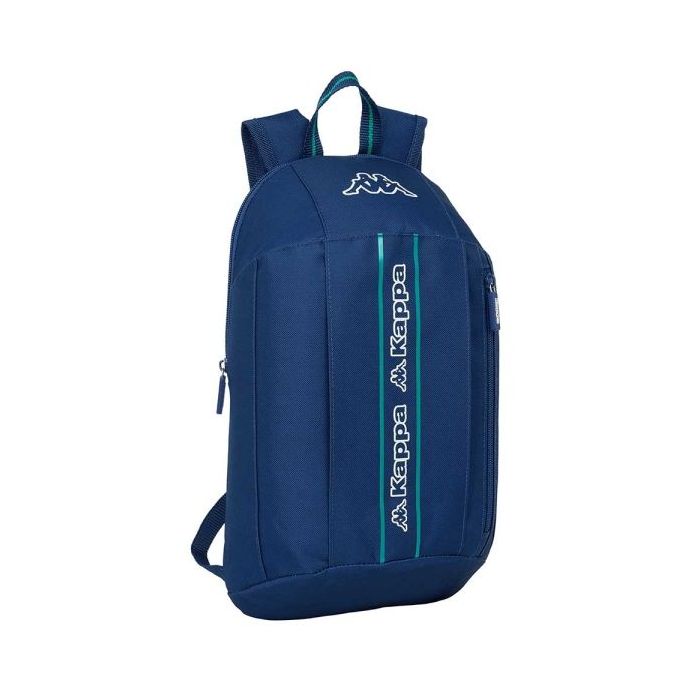 Safta Kappa Marino Mini Mochila - Hombreras Acolchadas - Espalda Ergonomica - Asa Superior - Ajustables y Confortables - Compacta y Ligera - 8.5L - 220x100x390mm - Color Azul Marino