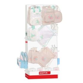 Safta Expositor con 10 Ganchos para Mochilas - Material Ecologico - Carton Reciclado - Ligero y Resistente - Facil de Instalar - Optimiza Espacio - 650x280x1580mm - Colores Surtidos