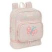 Safta Mariposa Mochila Guarderia - Isotermica - Tarjeta de Identificacion - Compatible con Carrito - Asa Superior - 7.25L - 220x100x270mm - Color Rosa Pastel