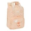 Safta Flores Mochila Infantil - Bolsillo Frontal - Tarjeta ID - Hombreras Acolchadas - Asa Forrada - 4.5L - 200x80x280mm - Color Melocoton