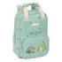 Safta Dinos Mochila Infantil - Bolsillo Frontal - Tarjeta ID - Hombreras Acolchadas - Asa Forrada - 4.5L - 200x80x280mm - Color Menta