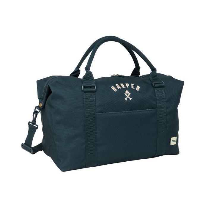 Safta Harper and Neyer Bolsa de Deporte - Bandolera Ajustable - Cierre de Iman - Interior Forrado - Cremalleras Bidireccionales - Asa Forrada - 43.35L - 500x220x290mm - Color Azul Marino