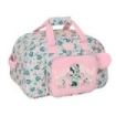Safta Minnie Mouse Minty Bolsa de Deporte - Bolsillo Frontal - Bandolera Ajustable - Asa Forrada - Doble Cremallera - Base con Tacos - Fondo Extraible - 22L - 400x230x240mm - Color Rosa Pastel