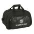 Safta F.C.Barcelona Bolsa de Deporte - Bolsillo Frontal - Bandolera Ajustable - Asa Forrada - Tirador Doble - Tacos Proteccion Base - Fondo Interior Semirigido - 22L - 400x230x240mm - Color Negro