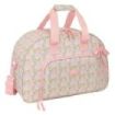 Safta VMB Bolsa de Deporte - Bolsillo Frontal - Bandolera Ajustable - Asa Forrada - Doble Cremallera - Tacos Protectores Base - Fondo Extraible - 33L - 480x210x330mm - Color Rosa