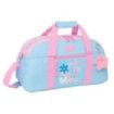 Safta Blackfit8 Smile Bolsa de Deporte - Bolsillo Frontal - Bandolera Ajustable - Asa Forrada - Tirador Doble - Tacos Protectores en Base - Fondo Extraible - 26L - 500x200x260mm - Color Azul Claro