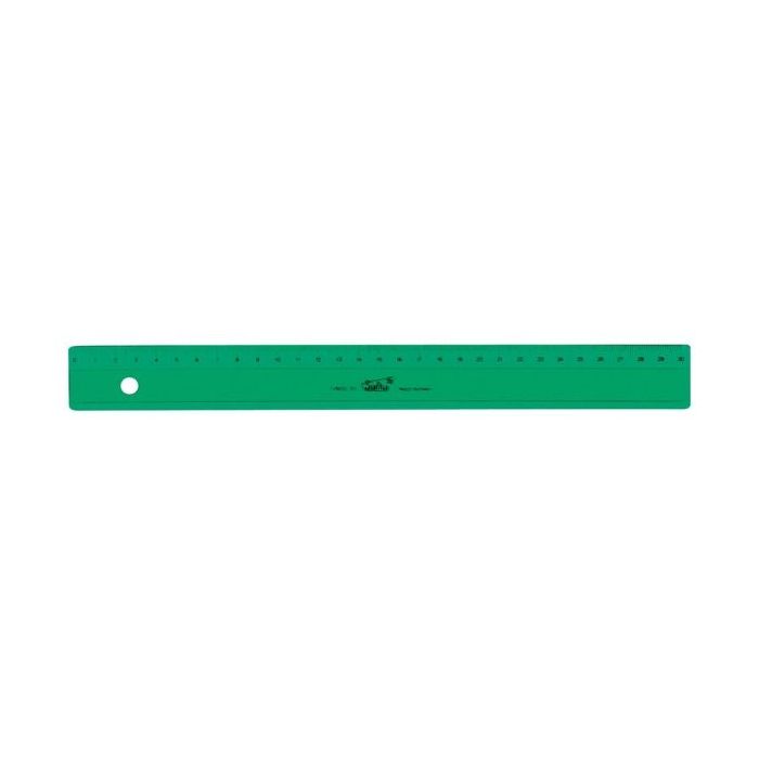 Safta Regla de 30cm - Graduada - Color Verde