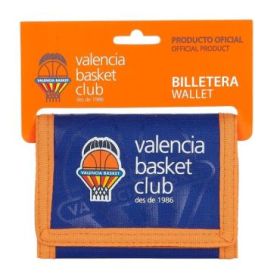 Safta Valencia Basket Billetera - Cabecera para Colgar - Cierre con Velcro - Multiples Compartimentos - Bolsillo para Monedas - 125x10x95mm - Color Azul Oscuro