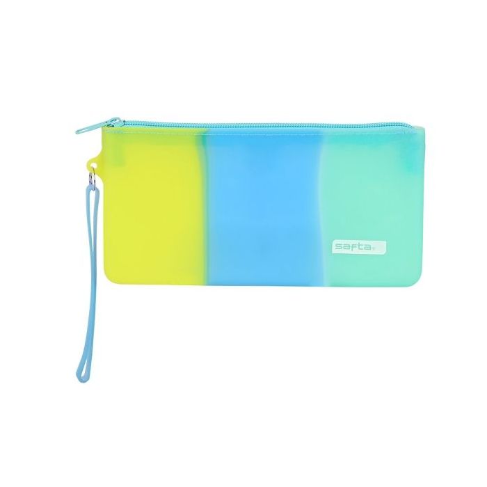 Safta Portatodo - Cremallera - Silicona - Facil de Limpiar - 0.3L - 210x20x105mm - Multicolor