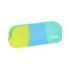 Safta Portatodo - Cremallera - Silicona - Facil de Limpiar - 0.6L - 185x55x75mm - Multicolor