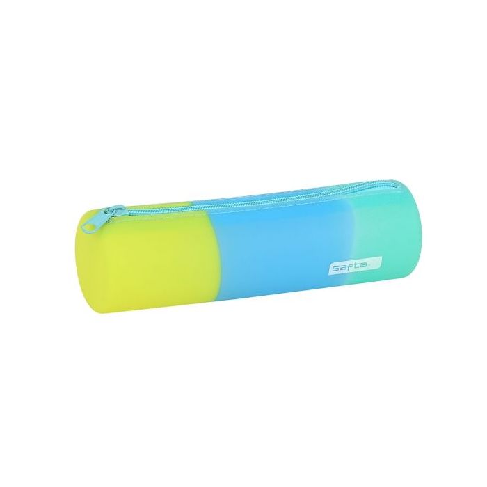 Safta Portatodo - Cremallera - Silicona - 0.1L - 200x50mm - Multicolor