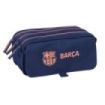 Safta F.C.Barcelona 2ª Equipacion Portatodo - 3 Compartimentos con Cremalleras - Bolsillo Frontal - Cinta Adaptable - 1.72L - 215x80x100mm - Color Azul Marino