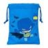Safta Batman Preescolar Saco Plano - Cierre con Cordon - 1L - Material Resistente - Compacto y Portatil - Divertido y Llamativo - 200x250mm - Color Azul