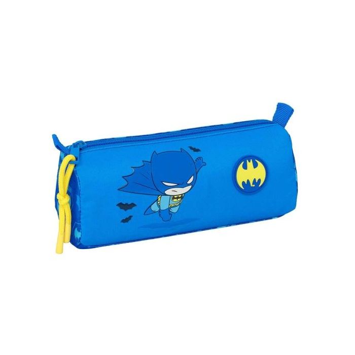 Safta Batman Preescolar Portatodo - Cremallera - 1.2L - 210x70x80mm - Color Azul