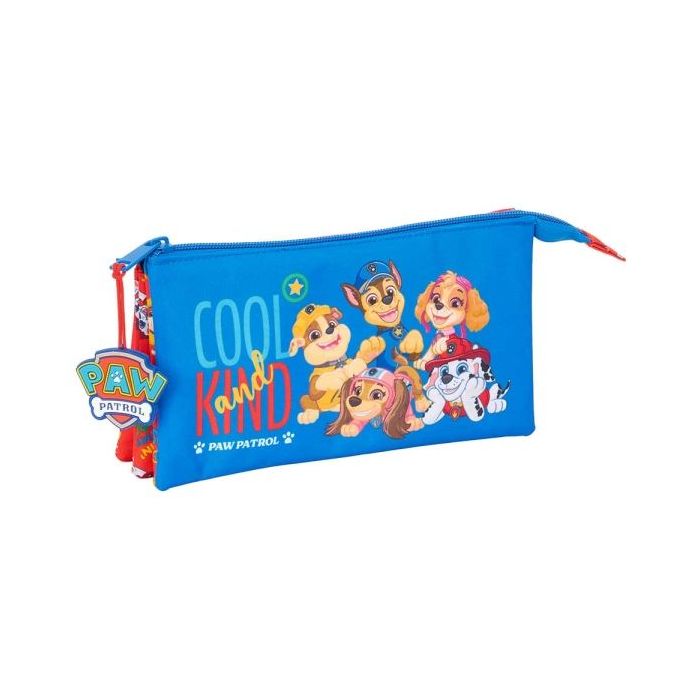 Safta Paw Patrol Cool Portatodo - Cremallera - Bolsillo Interior - 0.6L - 220x30x120mm - Color Azul