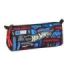 Safta Hot Wheels Portatodo - Cremallera - 1.2L - 210x70x80mm - Color Azul