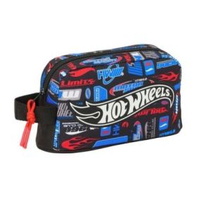 Safta Hot Wheels Portadesayunos Termico de 1.7L - Interior Forrado en Aluminio - 215x65x120mm - Color Azul