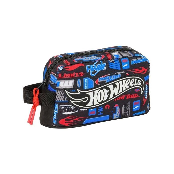 Safta Hot Wheels Portadesayunos Termico de 1.7L - Interior Forrado en Aluminio - 215x65x120mm - Color Azul