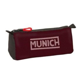 Safta Munich Vulcan Portatodo - Cremallera - 1.2L - 210x70x80mm - Color Negro y Rojo