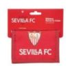 Safta Sevilla FC Billetera - Cabecera para Colgar - Cierre con Velcro - Compartimentos Internos - Bolsillo con Cremallera - Resistente al Agua - 125x10x95mm - Color Rojo