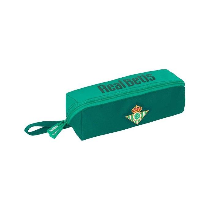 Safta Real Betis Balompie Portatodo - 2.2L - Cremallera Diagonal - Compartimento Interior - Asa Lateral - Resistente al Agua - 200x80x80mm - Color Verde