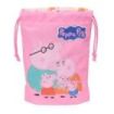 Safta Peppa Pig Baby Pig Minisaco con Cordon de 1L - 200x250mm - Color Rosa