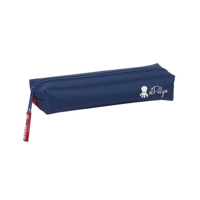 Safta el Pulpo Portatodo - Cremallera - Goma Elastica - 0.53L - 220x70x40mm - Color Azul Marino