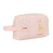 Safta Sophie la Girafe Joy Portadesayunos Termico de 1.7L - Interior Forrado en Aluminio - Repelente al Agua - 215x65x120mm - Color Rosa Pastel