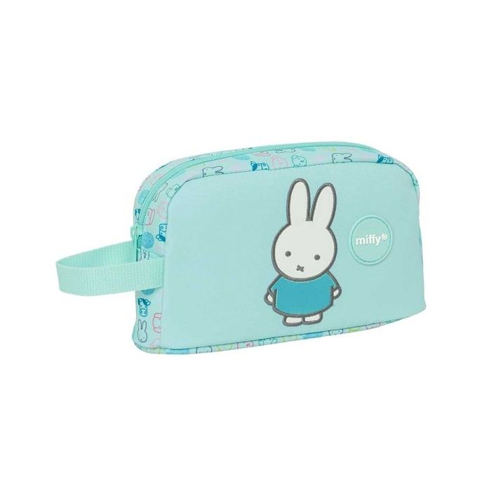 Safta Miffy Friends Portadesayunos Termico de 1.7L - Interior Forrado en Aluminio - Repelente al Agua - 215x65x120mm - Color Azul Claro