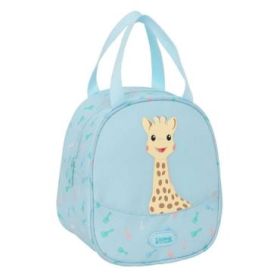 Safta Sophie la Girafe Dreams Neceser Termo de 5.85L - Interior Forrado en Aluminio - Repelente al Agua - Asa Superior - 190x140x220mm - Color Azul Claro