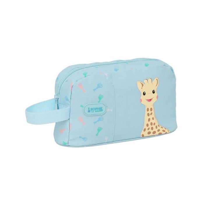Safta Sophie la Girafe Dreams Portadesayunos Termico de 1.7L - Interior Forrado en Aluminio - Repelente al Agua - 215x65x120mm - Color Azul Claro