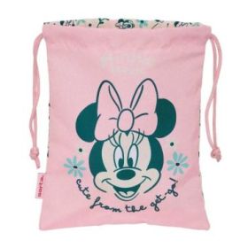 Safta Minnie Mouse Minty Minisaco con Cordon de 1L - 200x250mm - Color Rosa Pastel