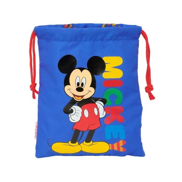 Safta Mickey Mouse Today Minisaco con Cordon de 1L - 200x250mm - Color Azul