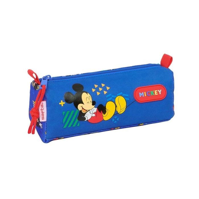 Safta Mickey Mouse Today Portatodo - Cremallera - 1.20L - 210x70x80mm - Color Azul