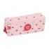 Safta Glowlab Frutitas Portatodo - 3 Compartimentos con Cremalleras - Goma Elastica - 0.98L - 220x60x85mm - Color Rosa