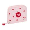 Safta Glowlab Frutitas Monedero con Billetera - Compartimento para Billetes y Tarjetas - Cierre Magnetico en Solapa - Compartimento con Cremallera - 0.10L - 110x20x95mm - Color Rosa