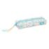 Safta Moos Fiori Portatodo - Cremallera - Goma Elastica - Material Reciclado - 0.53L - 220x70x40mm - Color Azul Claro