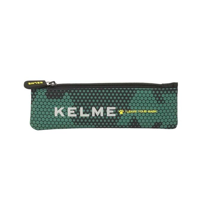 Safta Kelme Camo Portatodo - Cremallera - 0.10L - 200x10x60mm - Color Verde Camuflaje