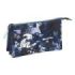 Safta el Niño Navy Portatodo - 3 Compartimentos con Cremalleras - Bolsillo Interior - 0.6L - 220x30x120mm - Color Azul Marino