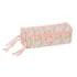 Safta VMB Portatodo - 3 Compartimentos con Cremalleras - Goma Elastica - 0.98L - 220x60x85mm - Color Rosa