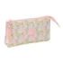 Safta VMB Portatodo - 3 Compartimentos con Cremalleras - Bolsillo Interior - 0.6L - 220x30x120mm - Color Rosa