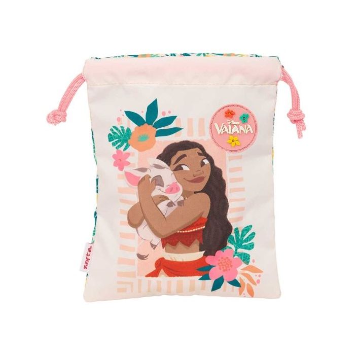 Safta Vaiana Minisaco con Cordon de 1L - 200x250mm - Color Verde