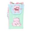 Safta Pembe The Pink Cat Monedero Portamovil hasta 6.9" - Compartimento con Cremallera - Cordon Ajustable - 0.19L - 100x190mm - Color Menta
