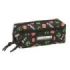 Safta Minecraft Portatodo - 3 Compartimentos con Cremalleras - Goma Elastica - 0.98L - 220x60x85mm - Color Negro