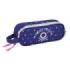 Safta Benetton Drop Portatodo - 2 Compartimentos con Cremalleras - Asa Lateral - 1L - 210x60x80mm - Color Azul Oscuro