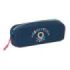 Safta Benetton Drop Portatodo - Cremallera - Silicona - Facil de Limpiar - 0.60L - 185x55x75mm - Color Azul Oscuro