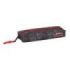 Safta Miles Morales Portatodo - Cremallera - Goma Elastica - 0.53L - 220x70x40mm - Color Negro y Rojo