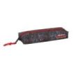 Safta Miles Morales Portatodo - Cremallera - Goma Elastica - 0.53L - 220x70x40mm - Color Negro y Rojo