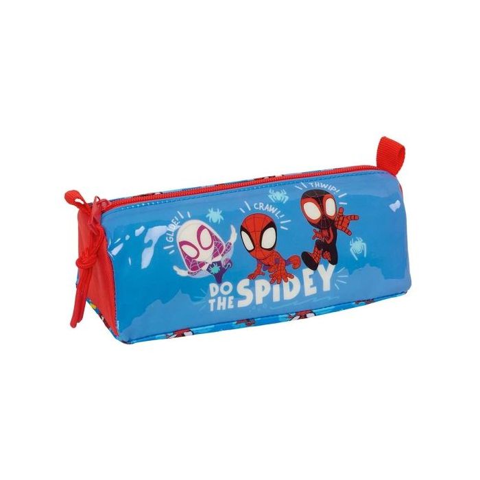 Safta Spidey Portatodo - Cremallera - 1.20L - 210x70x80mm - Color Rojo y Azul