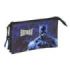 Safta Batman Portatodo - 3 Compartimentos con Cremalleras - Bolsillo Interior - 0.6L - 220x30x120mm - Color Negro